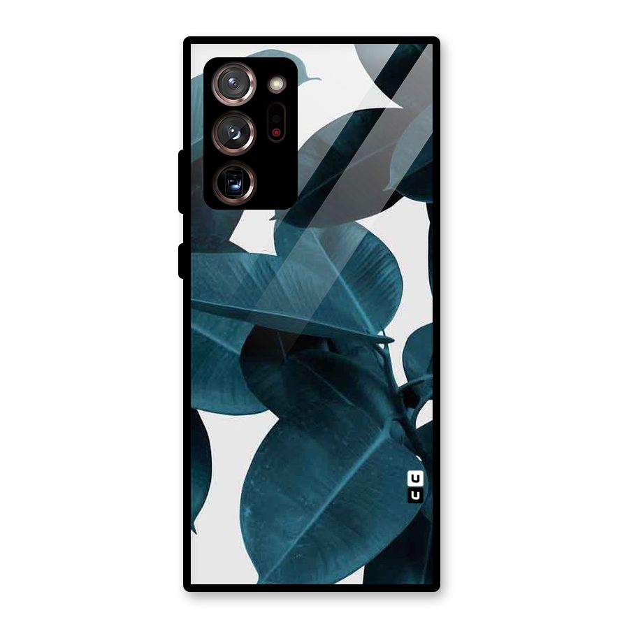 Very Aesthetic Leafs Glass Back Case for Galaxy Note 20 Ultra