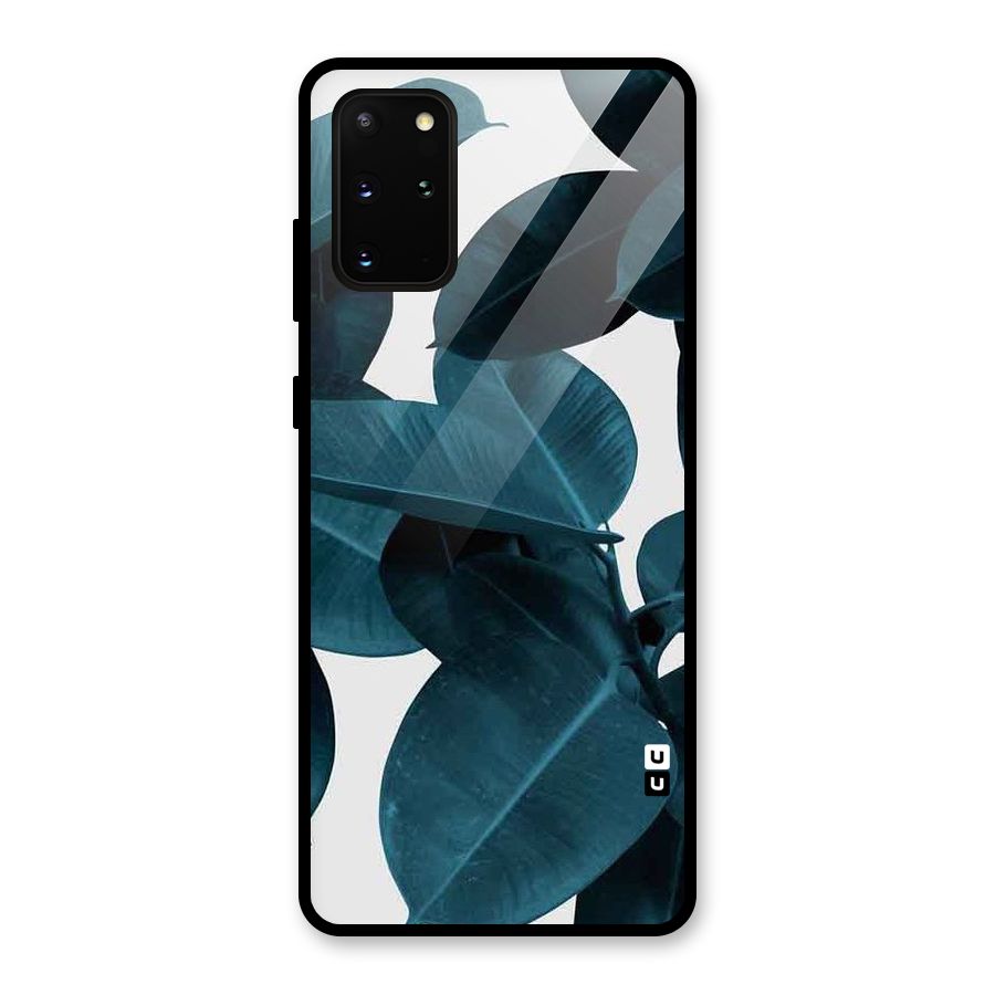 Very Aesthetic Leafs Glass Back Case for Galaxy S20 Plus