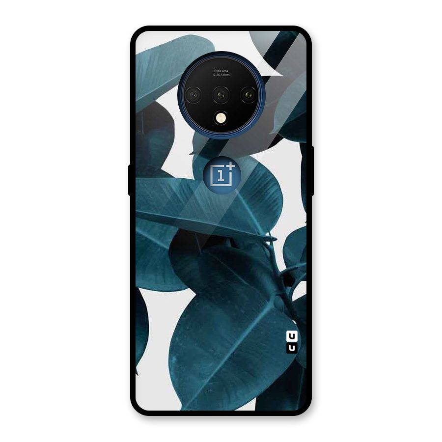 Very Aesthetic Leafs Glass Back Case for OnePlus 7T