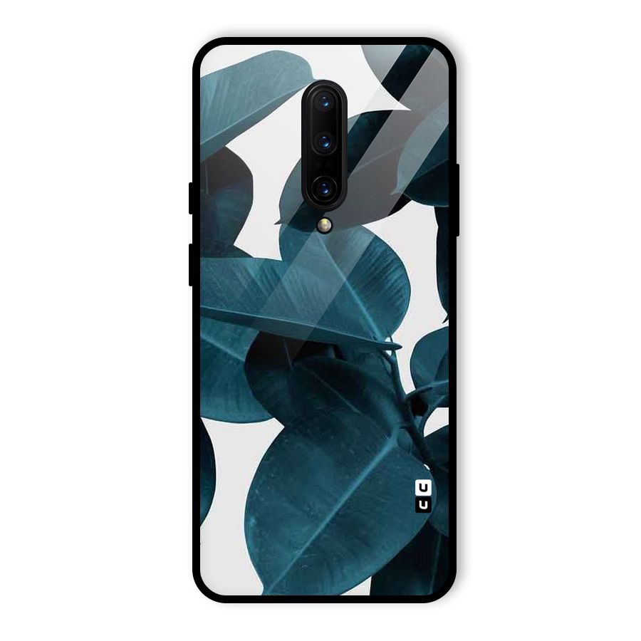Very Aesthetic Leafs Glass Back Case for OnePlus 7 Pro