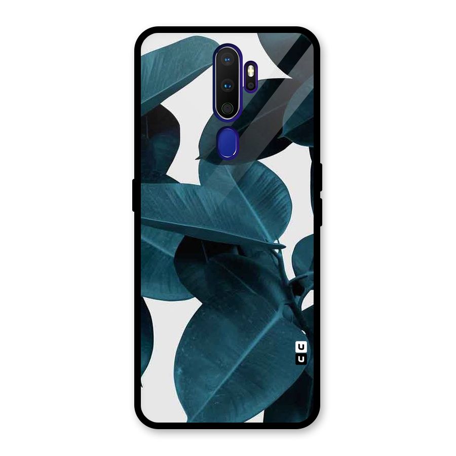 Very Aesthetic Leafs Glass Back Case for Oppo A9 (2020)