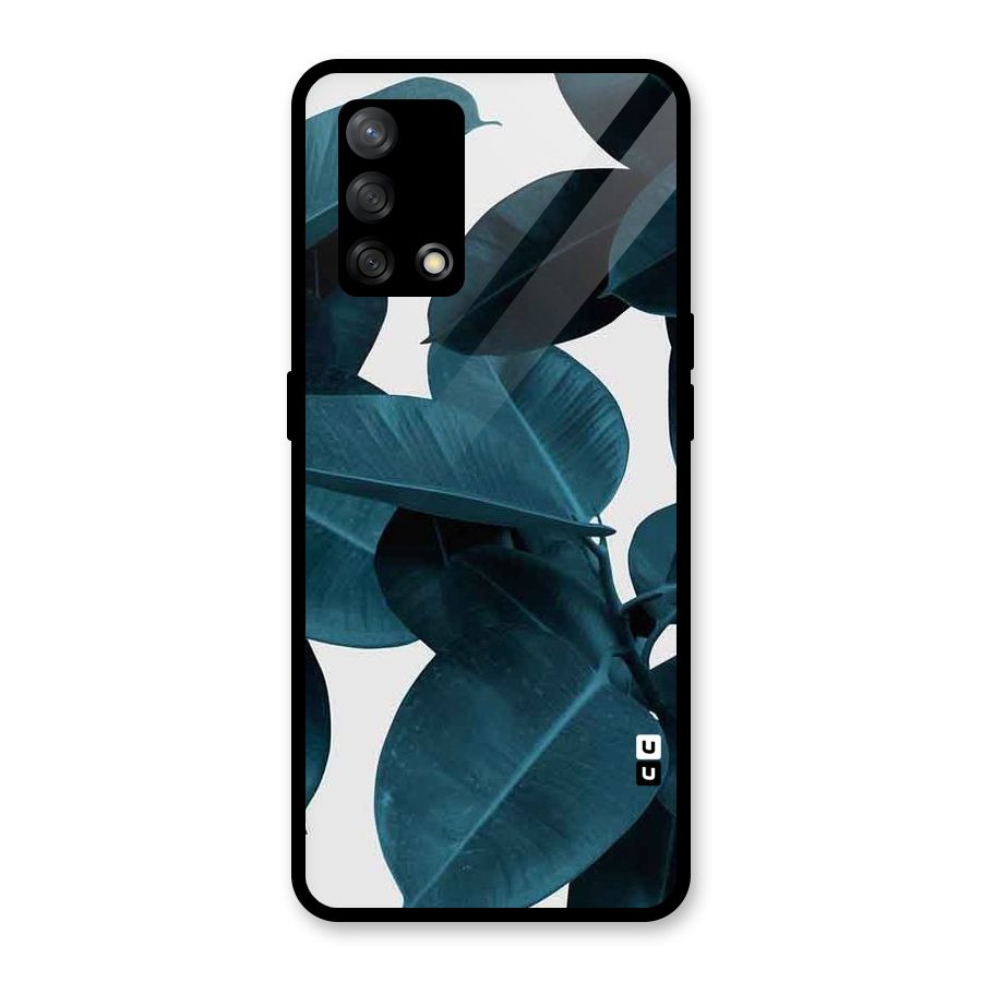 Very Aesthetic Leafs Glass Back Case for Oppo F19