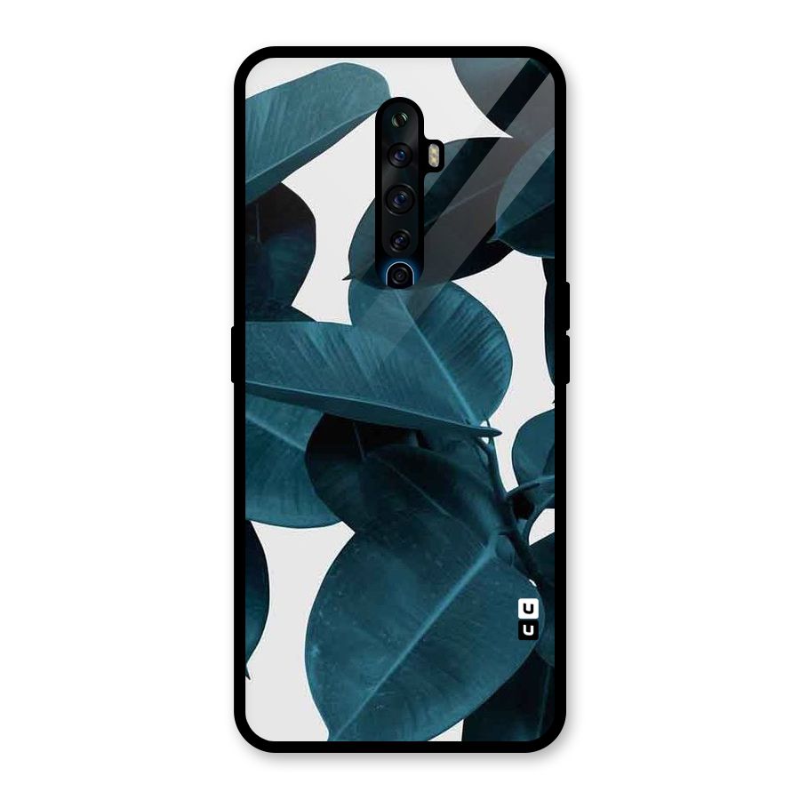 Very Aesthetic Leafs Glass Back Case for Oppo Reno2 Z