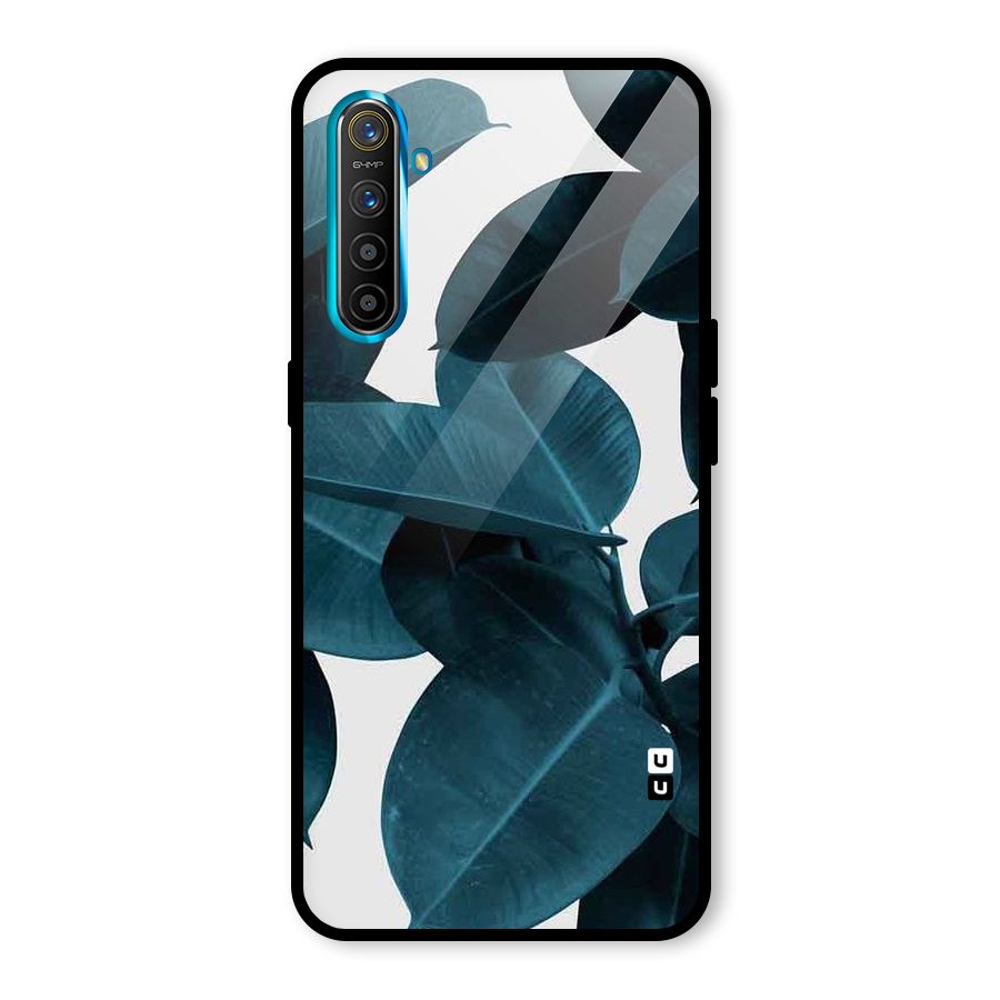 Very Aesthetic Leafs Glass Back Case for Realme X2