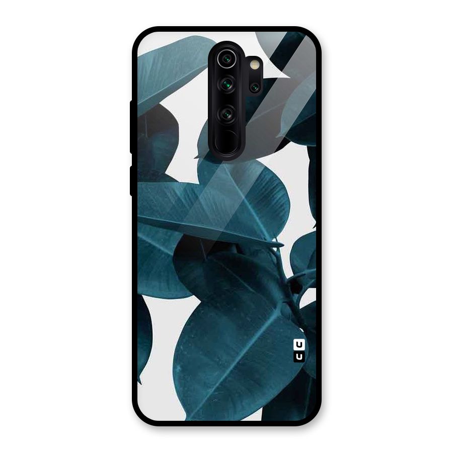 Very Aesthetic Leafs Glass Back Case for Redmi Note 8 Pro