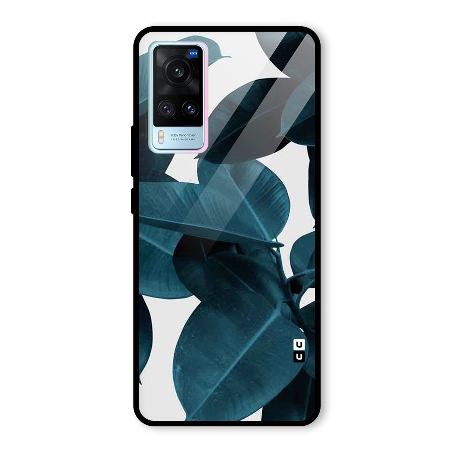 Very Aesthetic Leafs Glass Back Case for Vivo X60