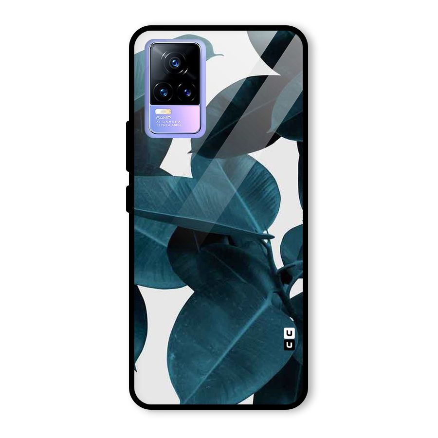 Very Aesthetic Leafs Glass Back Case for Vivo Y73