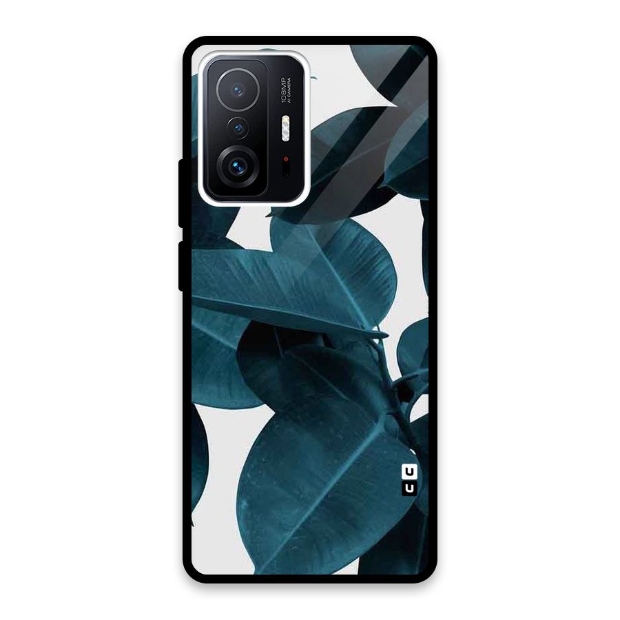Very Aesthetic Leafs Glass Back Case for Xiaomi 11T Pro