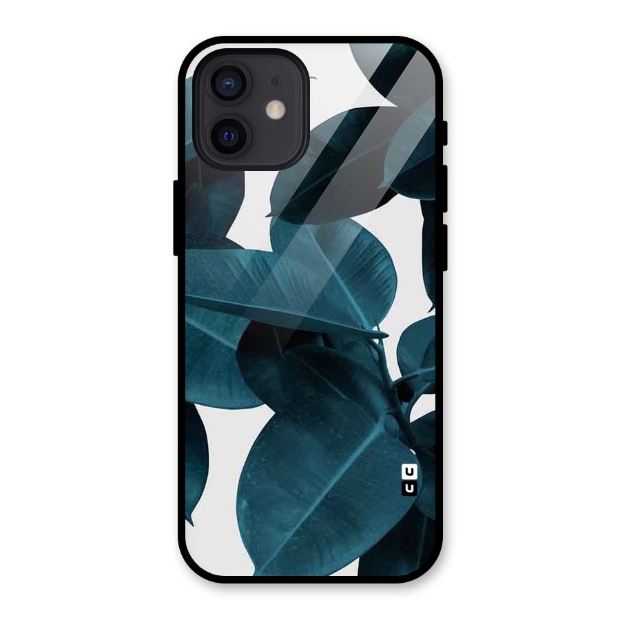 Very Aesthetic Leafs Glass Back Case for iPhone 12