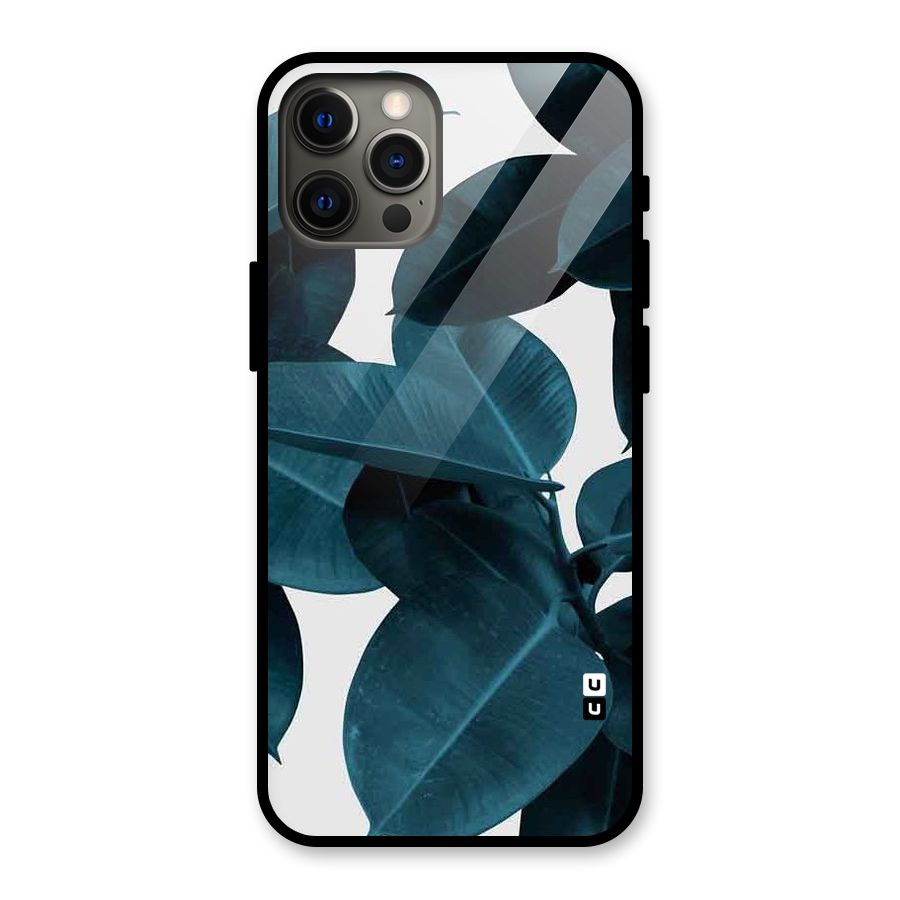 Very Aesthetic Leafs Glass Back Case for iPhone 12 Pro Max