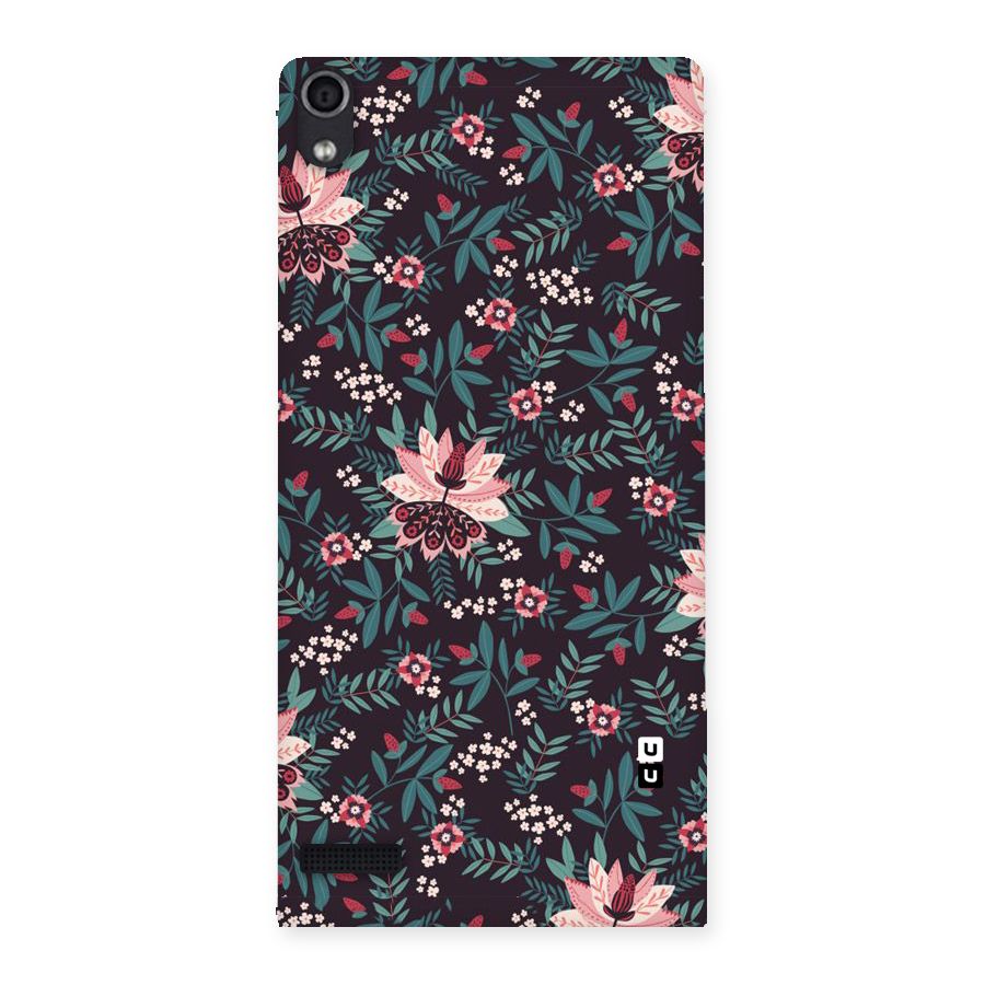 Very Leafy Pattern Back Case for Ascend P6
