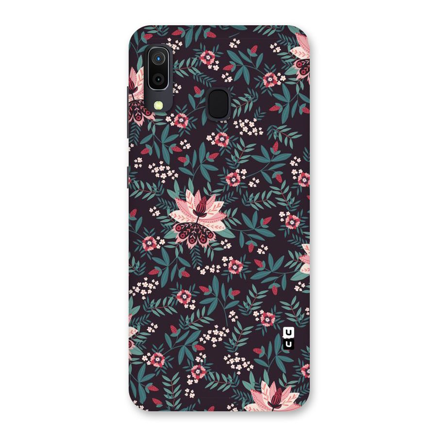 Very Leafy Pattern Back Case for Galaxy A30