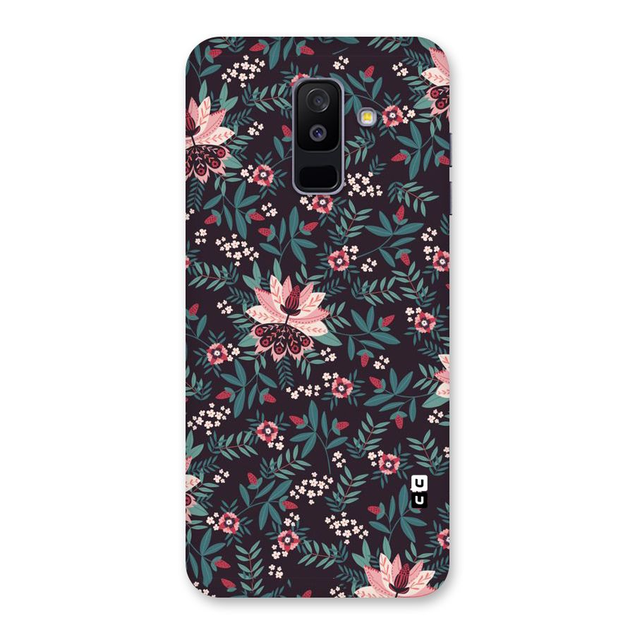 Very Leafy Pattern Back Case for Galaxy A6 Plus
