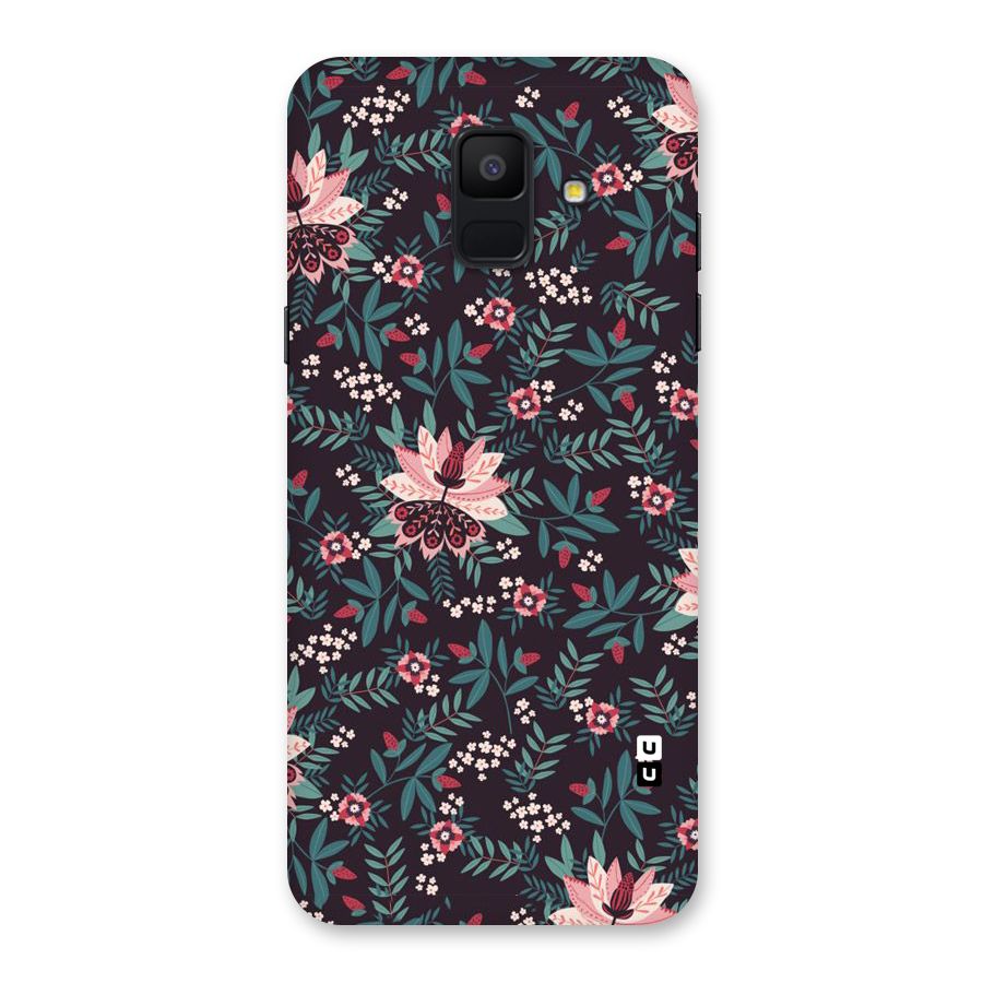 Very Leafy Pattern Back Case for Galaxy A6 (2018)