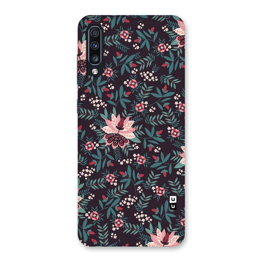 Very Leafy Pattern Back Case for Galaxy A70