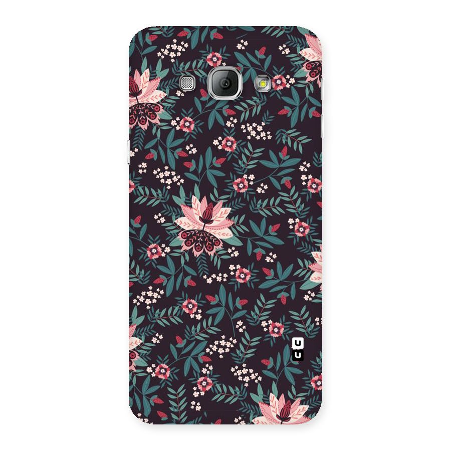 Very Leafy Pattern Back Case for Galaxy A8