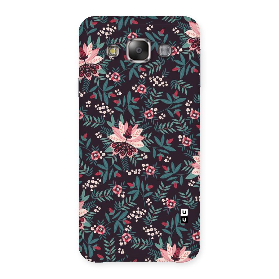 Very Leafy Pattern Back Case for Galaxy E7