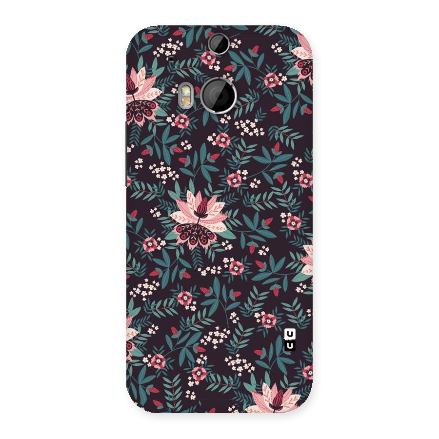 Very Leafy Pattern Back Case for HTC One M8