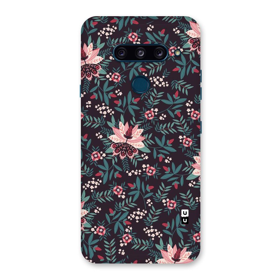 Very Leafy Pattern Back Case for LG  V40 ThinQ