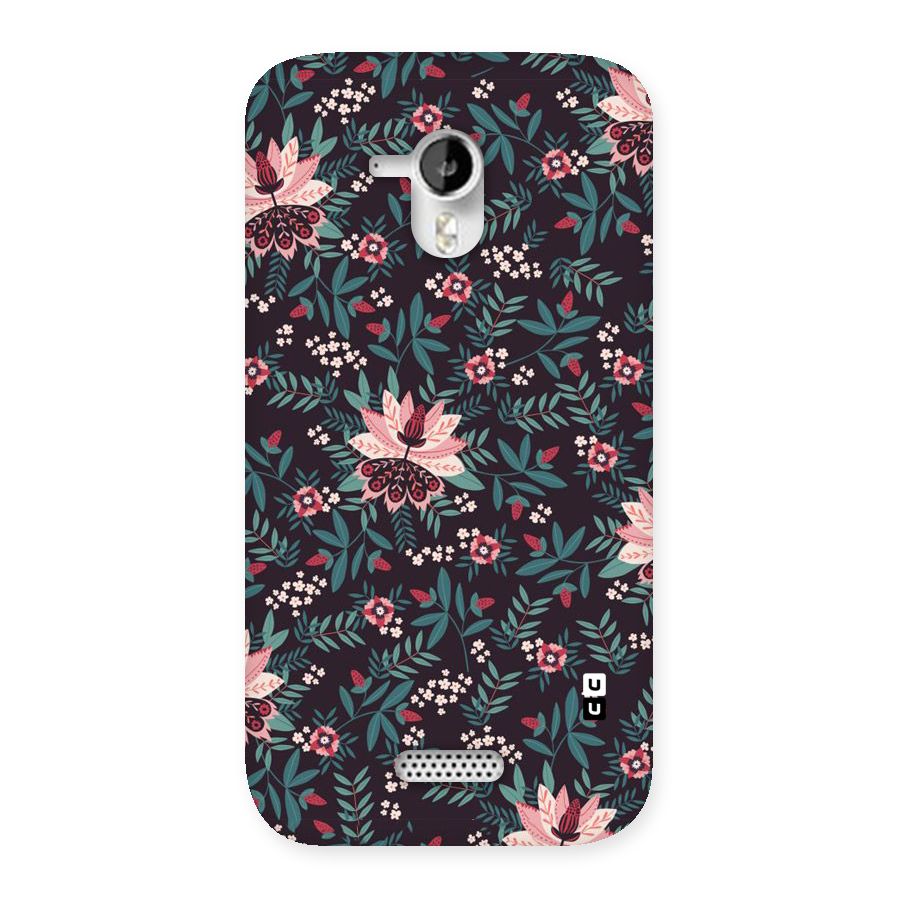 Very Leafy Pattern Back Case for Micromax Canvas HD A116