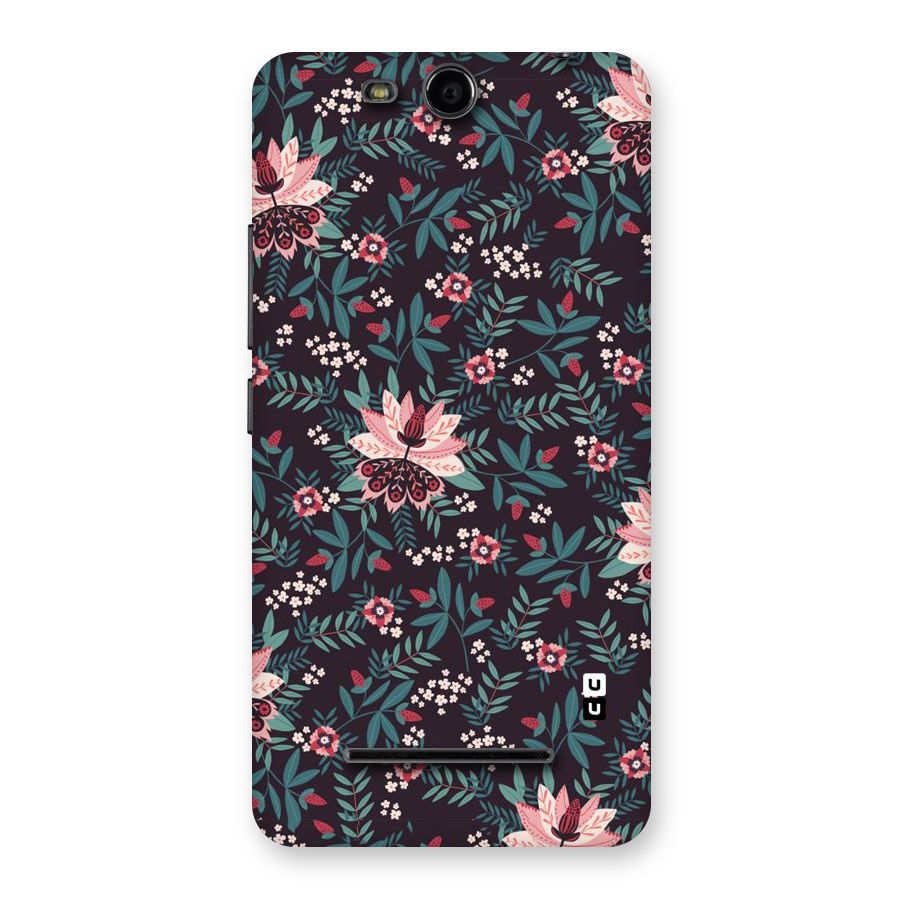 Very Leafy Pattern Back Case for Micromax Canvas Juice 3 Q392