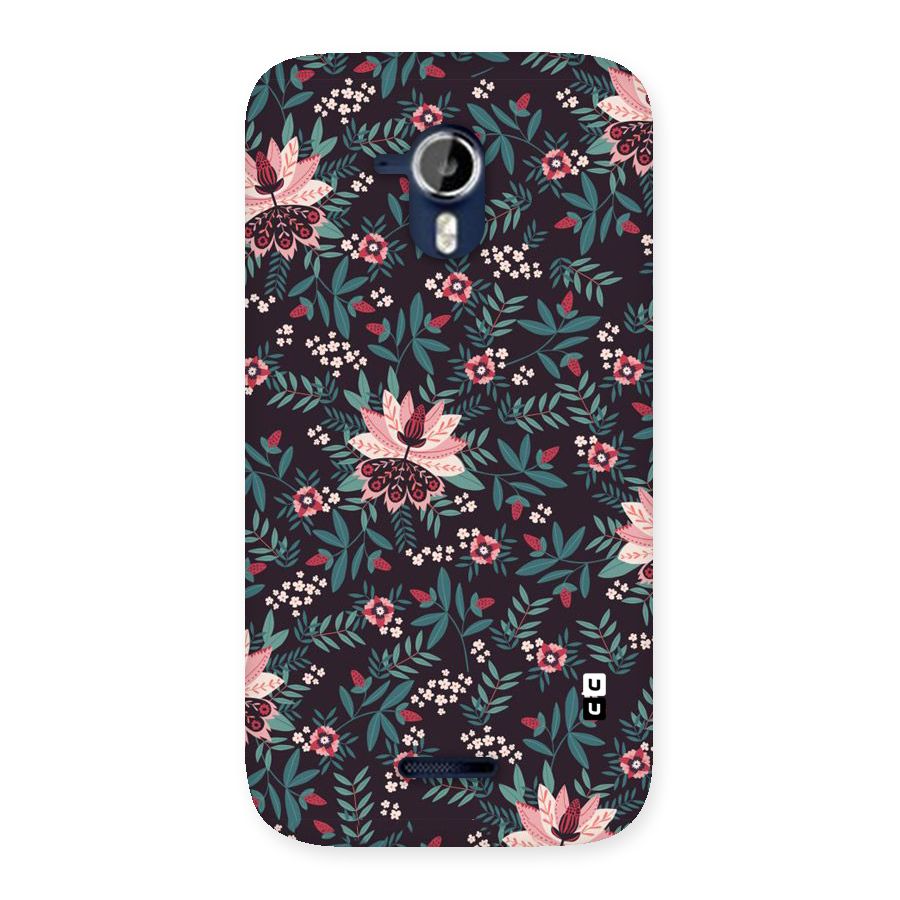 Very Leafy Pattern Back Case for Micromax Canvas Magnus A117