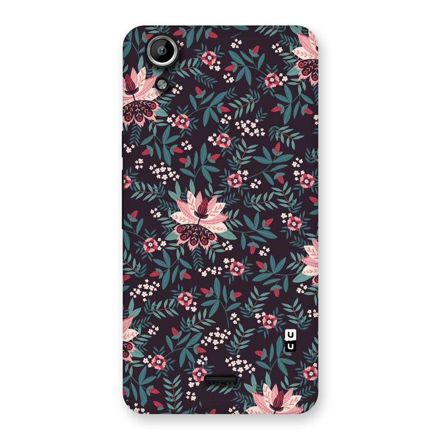 Very Leafy Pattern Back Case for Micromax Canvas Selfie Lens Q345
