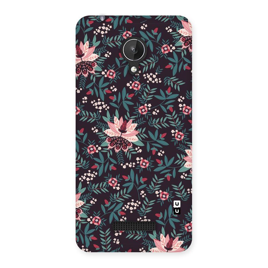 Very Leafy Pattern Back Case for Micromax Canvas Spark Q380