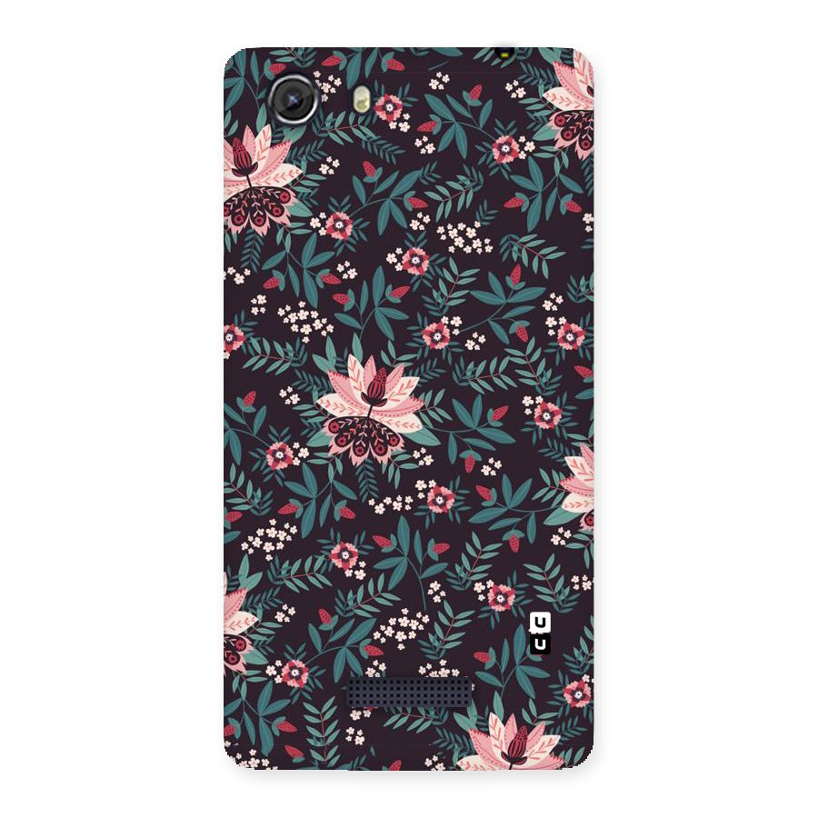 Very Leafy Pattern Back Case for Micromax Unite 3
