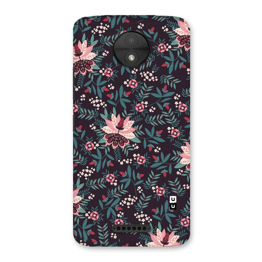 Very Leafy Pattern Back Case for Moto C