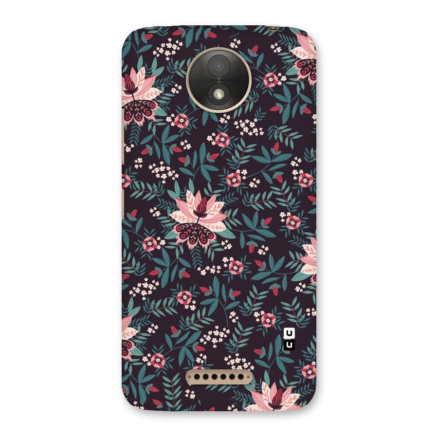 Very Leafy Pattern Back Case for Moto C Plus