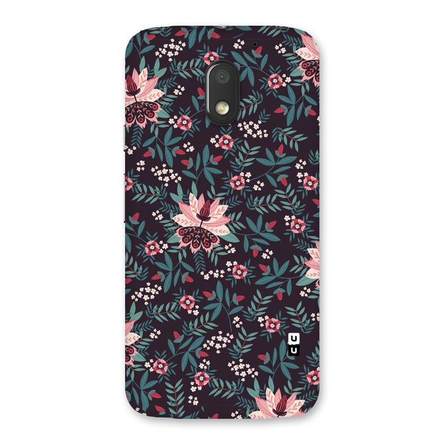 Very Leafy Pattern Back Case for Moto E3 Power