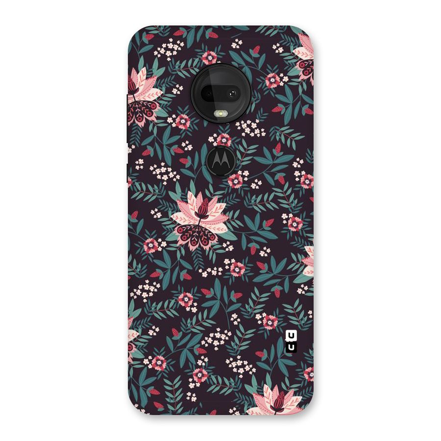 Very Leafy Pattern Back Case for Moto G7