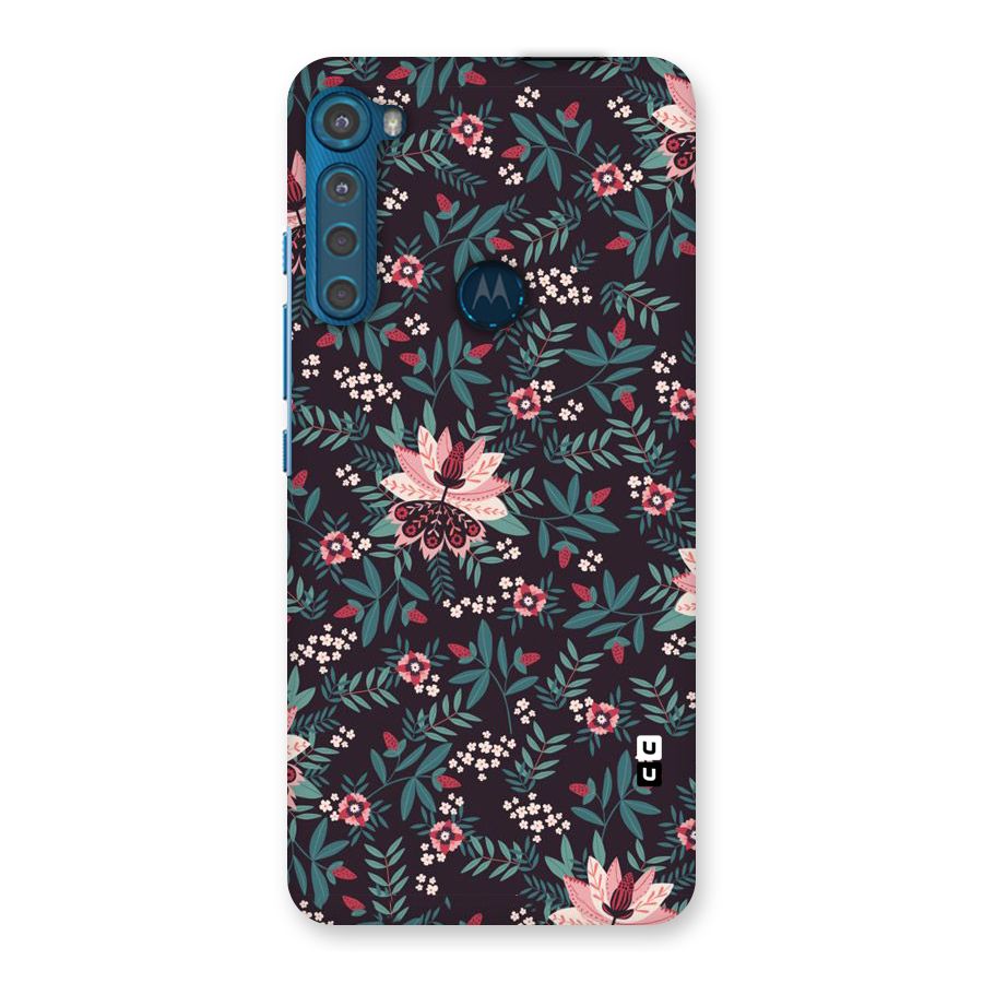 Very Leafy Pattern Back Case for Motorola One Fusion Plus