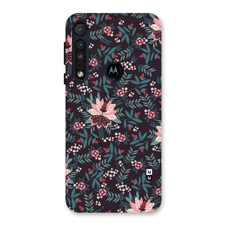 Very Leafy Pattern Back Case for Motorola One Macro