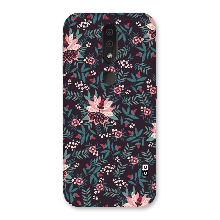 Very Leafy Pattern Back Case for Nokia 4.2