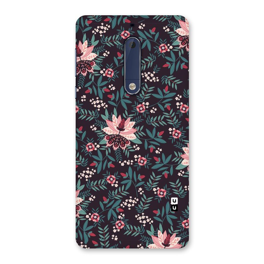 Very Leafy Pattern Back Case for Nokia 5