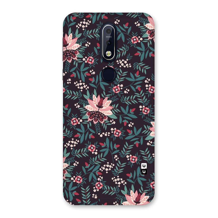 Very Leafy Pattern Back Case for Nokia 7.1