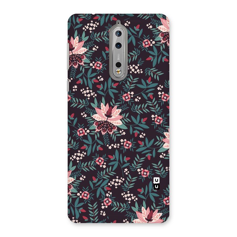 Very Leafy Pattern Back Case for Nokia 8