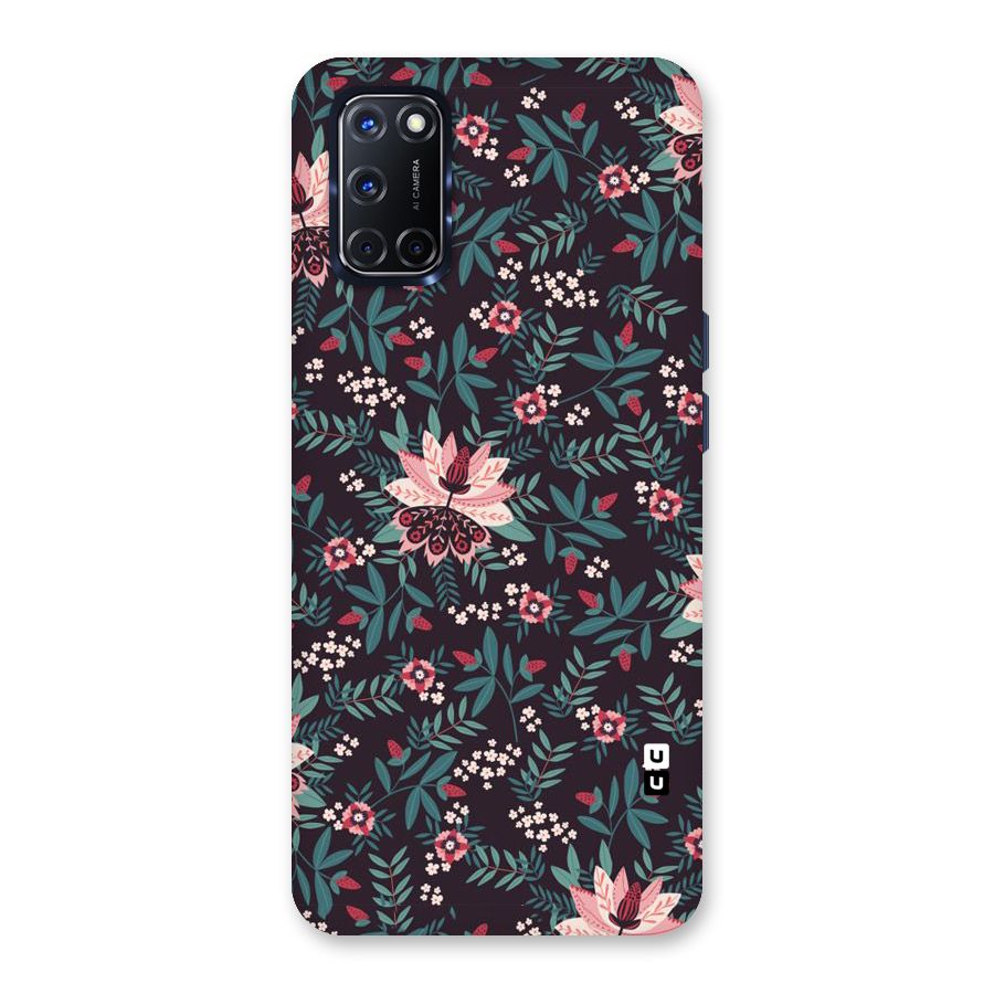 Very Leafy Pattern Back Case for Oppo A52
