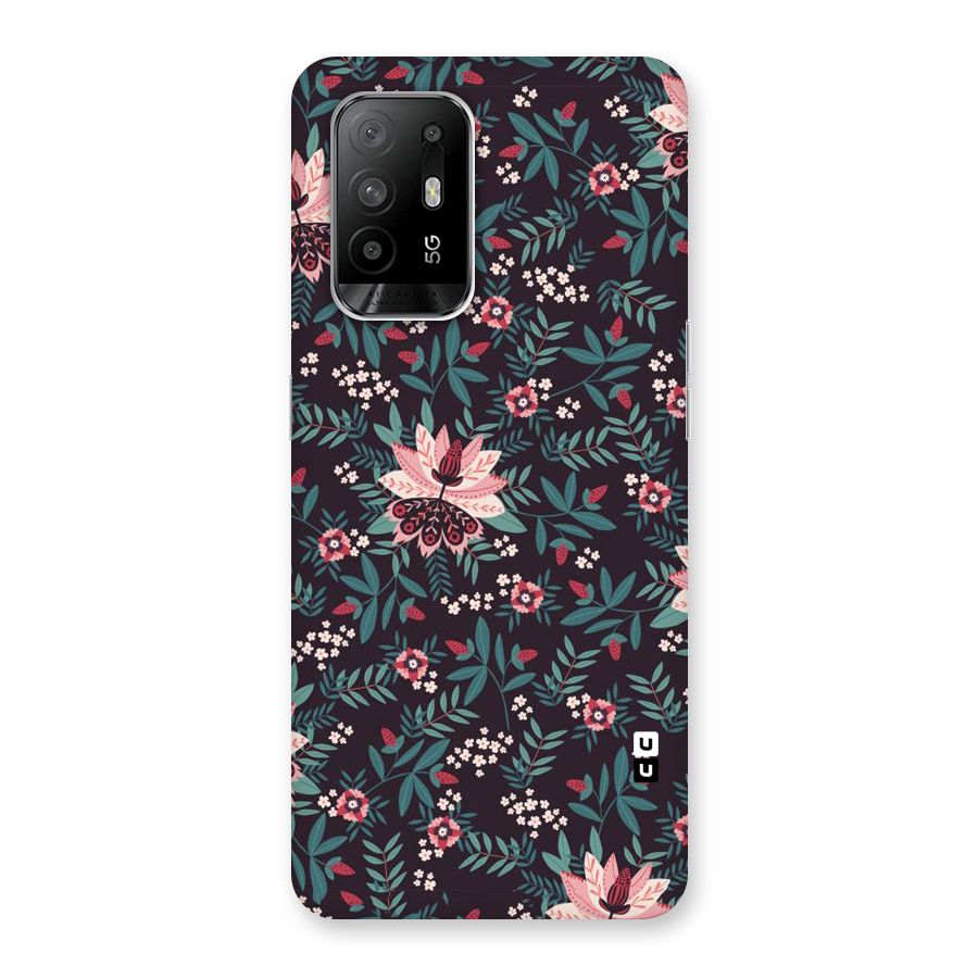 Very Leafy Pattern Back Case for Oppo F19 Pro Plus 5G