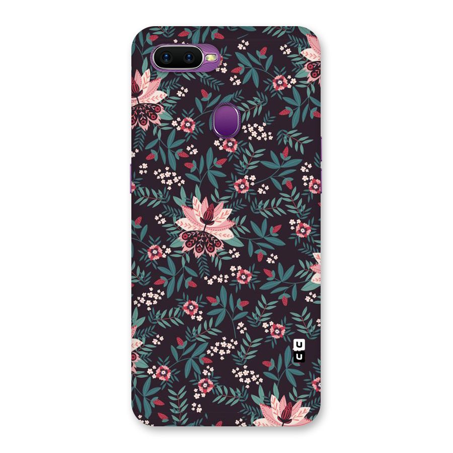 Very Leafy Pattern Back Case for Oppo F9