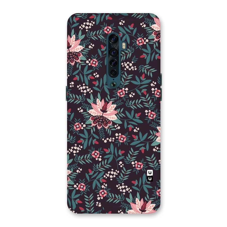Very Leafy Pattern Back Case for Oppo Reno2