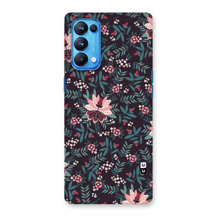 Very Leafy Pattern Back Case for Oppo Reno5 Pro 5G