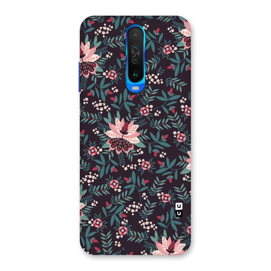 Very Leafy Pattern Back Case for Poco X2