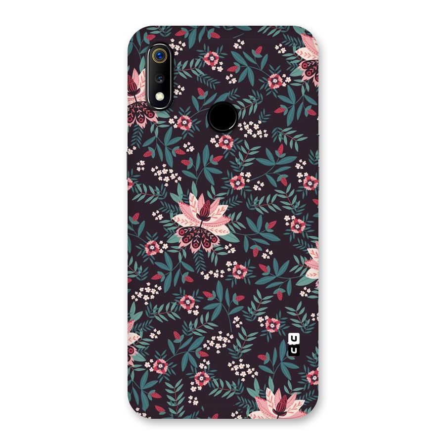 Very Leafy Pattern Back Case for Realme 3