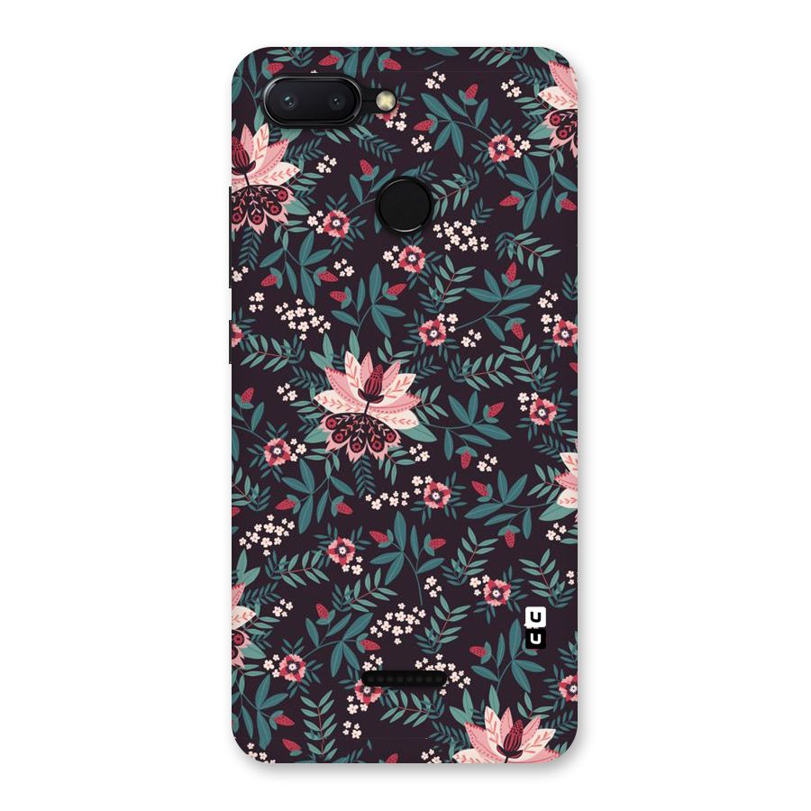 Very Leafy Pattern Back Case for Redmi 6