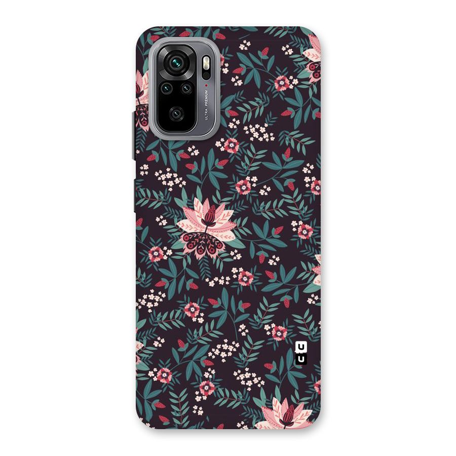 Very Leafy Pattern Back Case for Redmi Note 10