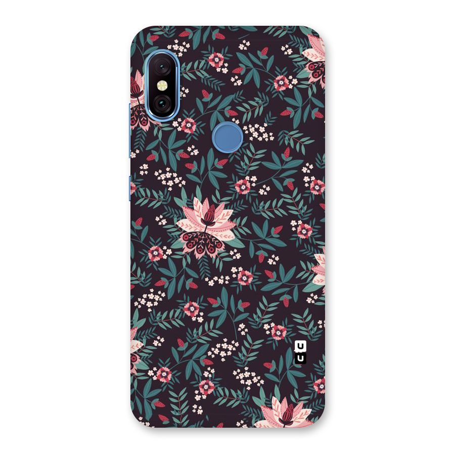 Very Leafy Pattern Back Case for Redmi Note 6 Pro