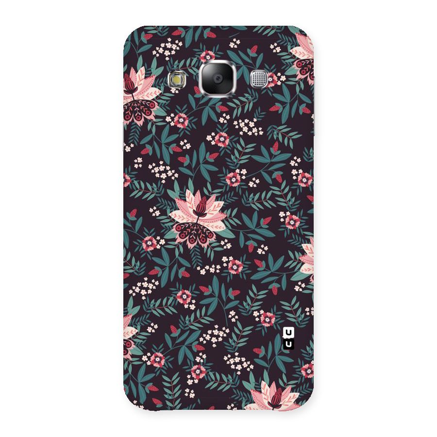 Very Leafy Pattern Back Case for Samsung Galaxy E5